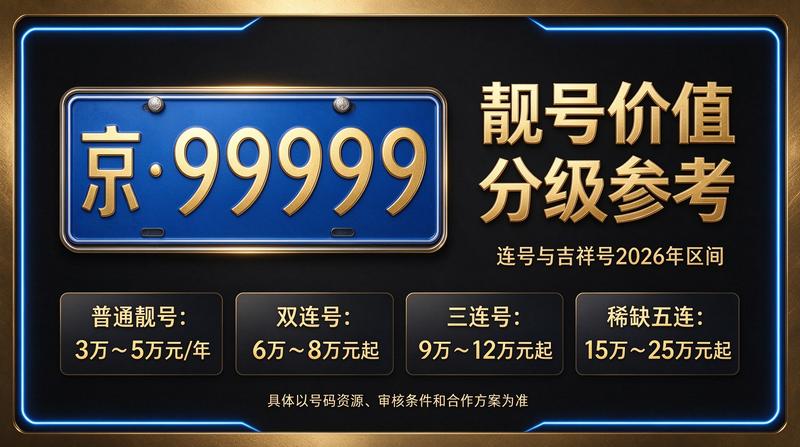 北京闲置京牌租赁服务现场